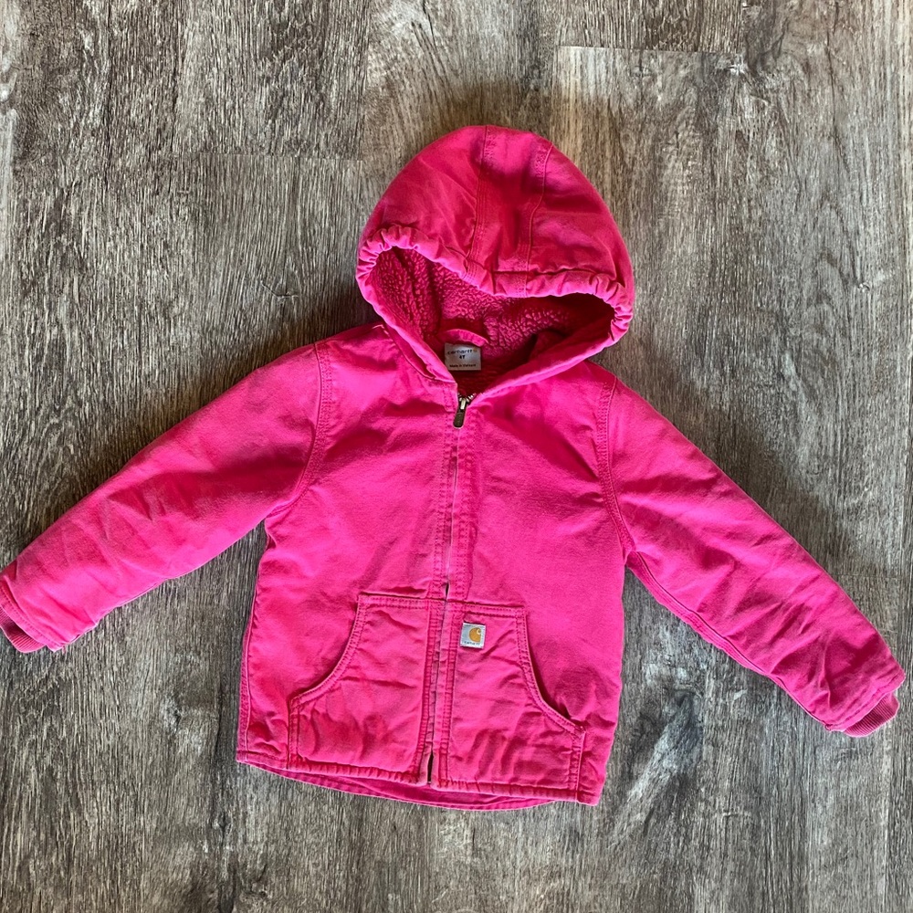 Girl’s Carhartt Jacket || Pink || 4T